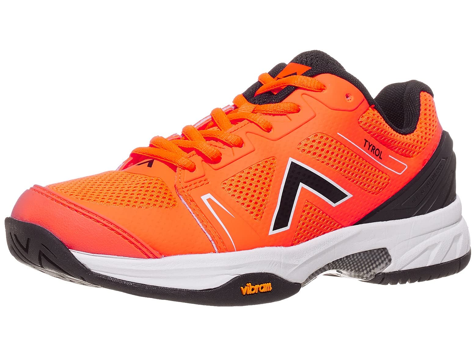 Tyrol Women's Drive-V Pro Series Pickleball Shoe - Orange/Black